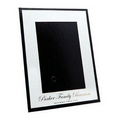 White on Black Photo Frame (5"x7")